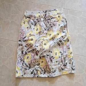 Croft&Barrow Floral Skort